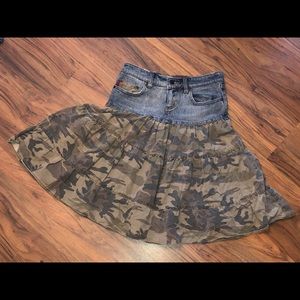 Tyte Vintage inspired denim camo skirt, Juniors 3